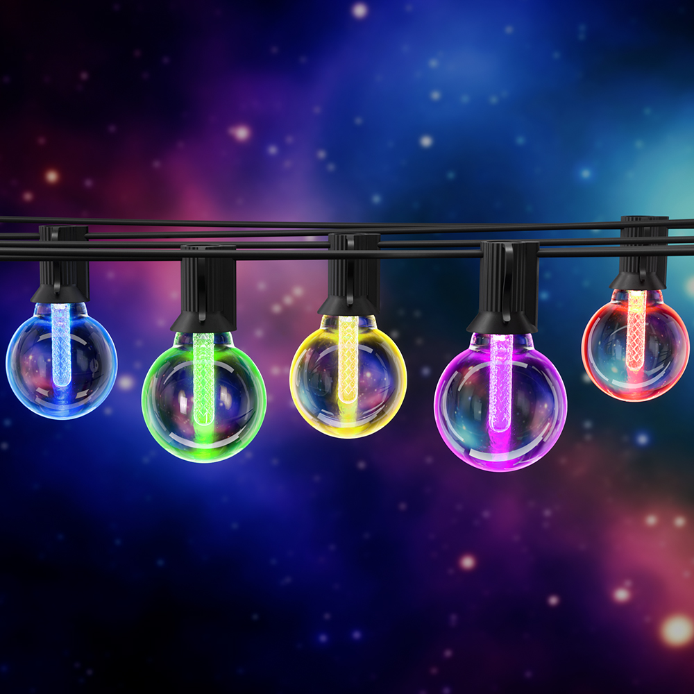 Gardeon Smart Festoon Lights Outdoor Waterproof RGB LED String Light WiFi APP - Image 4