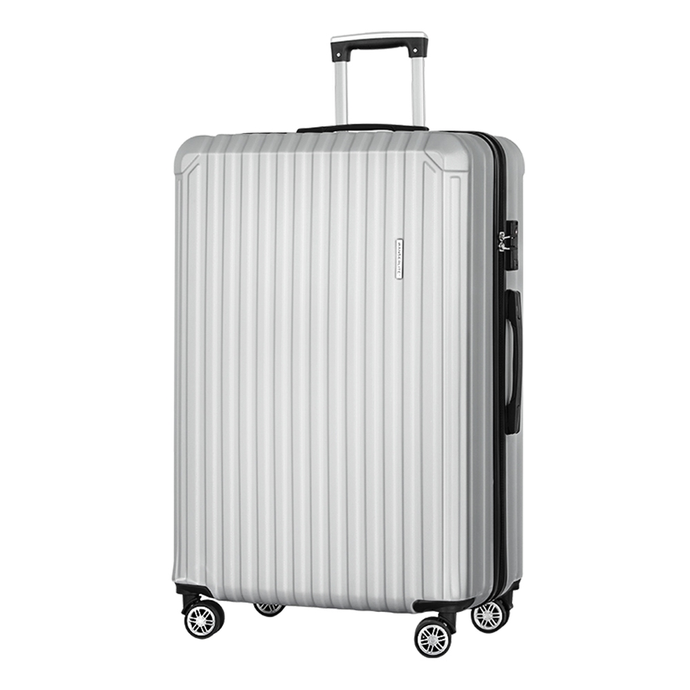 Wanderlite 28-inch Luggage Set with TSA Lock�ABS Hard Shell Travel Suitcase Organiser Luggage Case Light Grey - Image 7