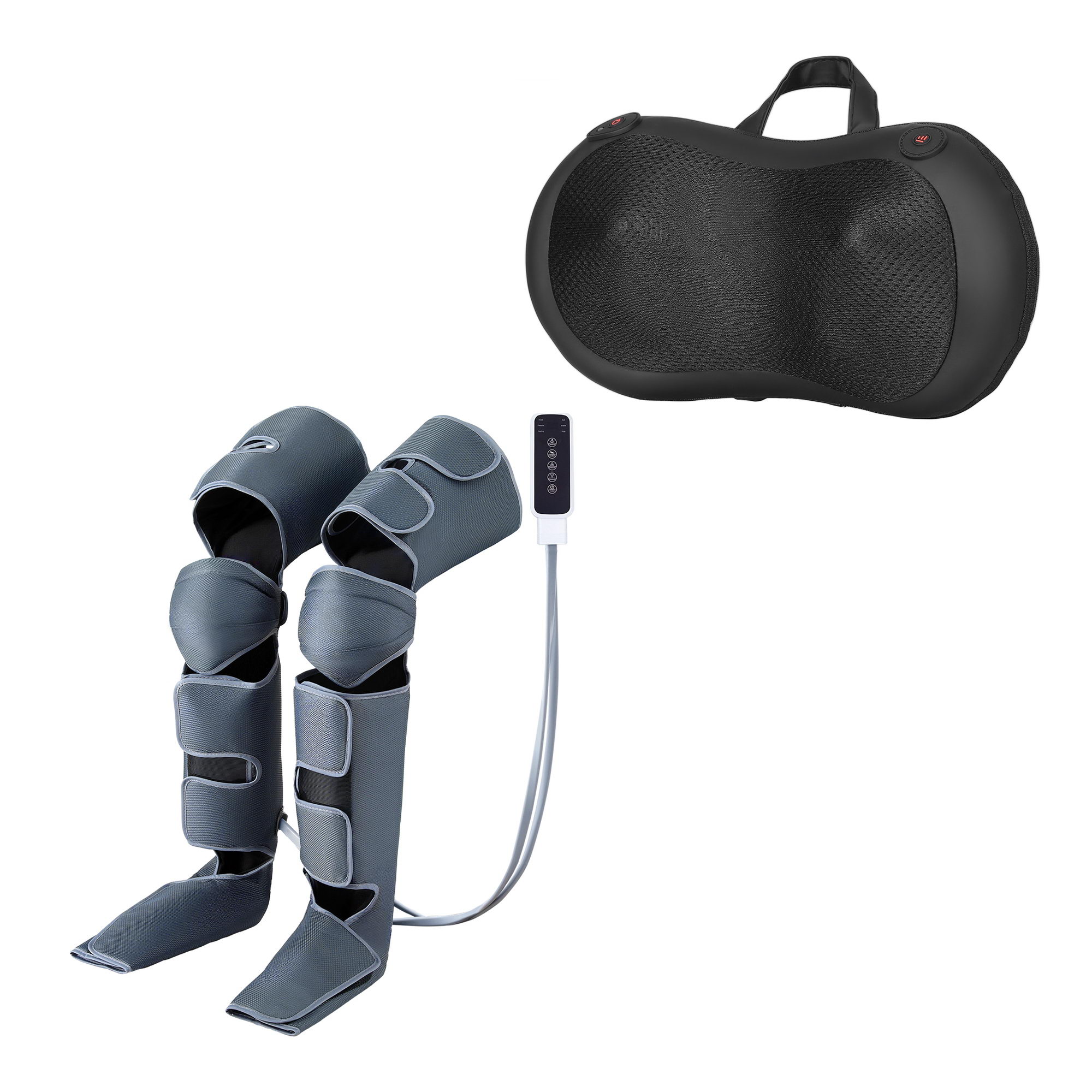 Livemor Leg Foot Massager Air Compression With Back Neck Massager Heat - Image 1