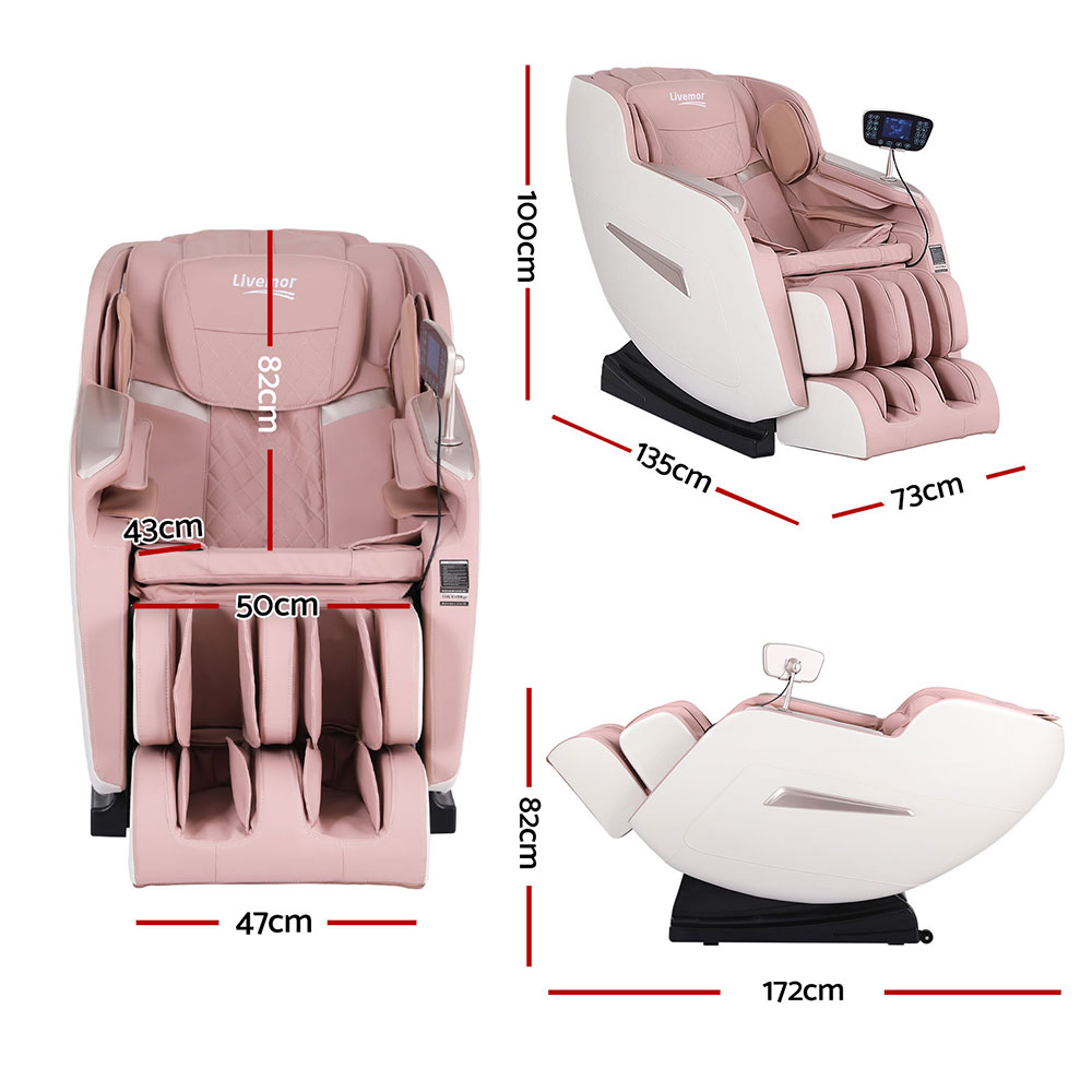 Livemor Massage Chair Electric Recliner Home Massager Amos - Image 2