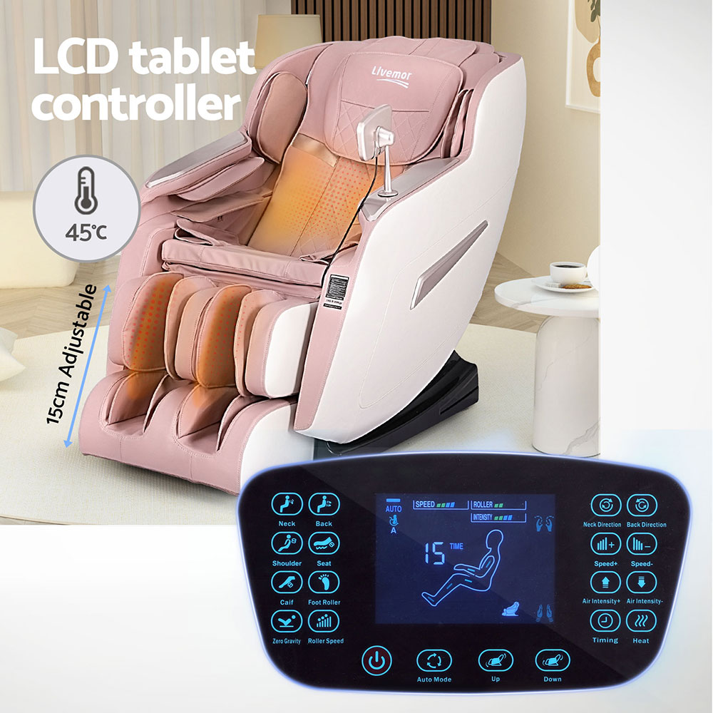Livemor Massage Chair Electric Recliner Home Massager Amos - Image 6