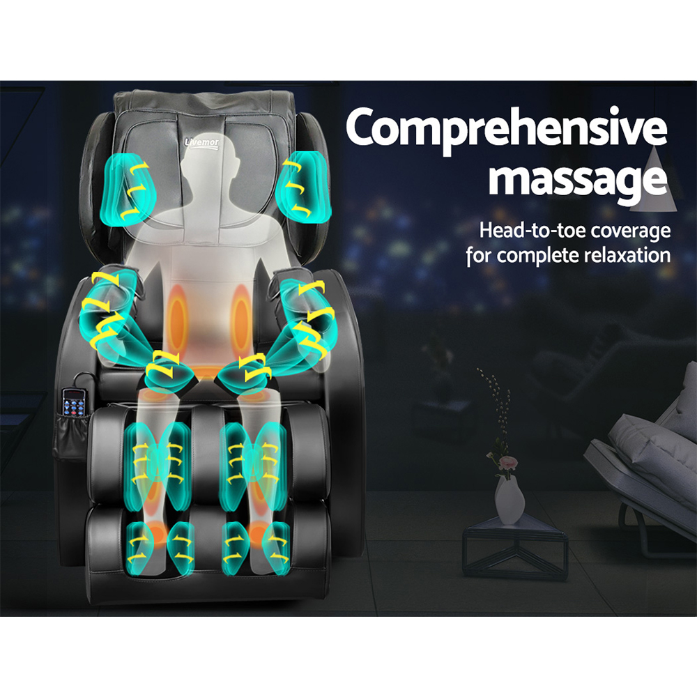 Livemor Massage Chair Electric Recliner 22 Nodes Massager Belmue - Image 6