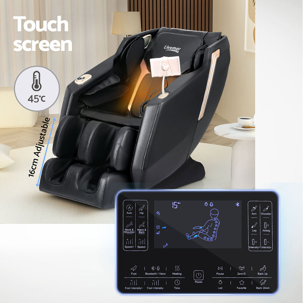 Livemor Massage Chair Electric Recliner Home Massager Baird - Image 6