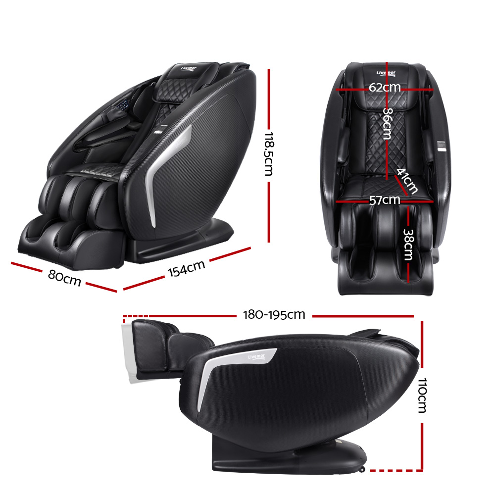 Livemor 3D Massage Chair Electric Recliner Massager Delmue - Image 2