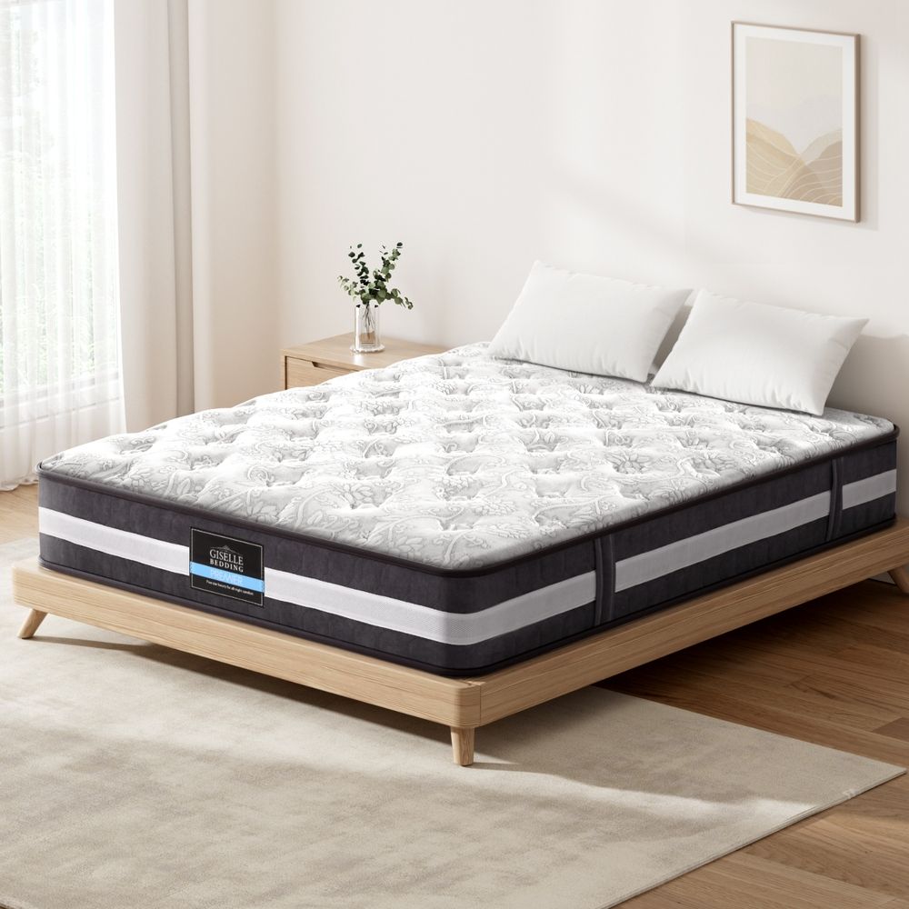 Giselle Bedding 30cm Mattress Pocket Spring Double - Image 1