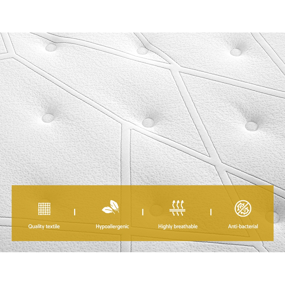 Giselle Bedding 32cm Mattress Euro Top Double - Image 5