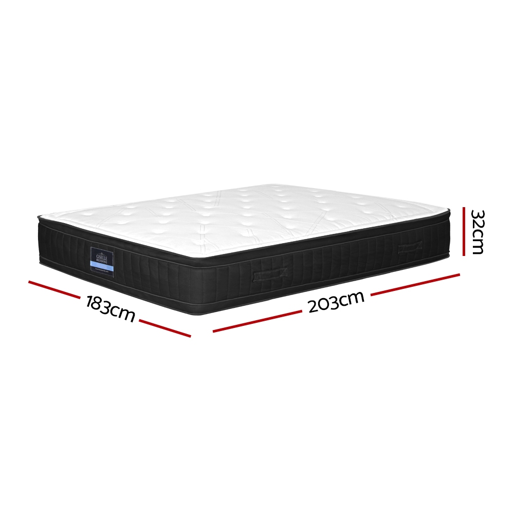 Giselle Bedding 32cm Mattress Euro Top King - Image 2