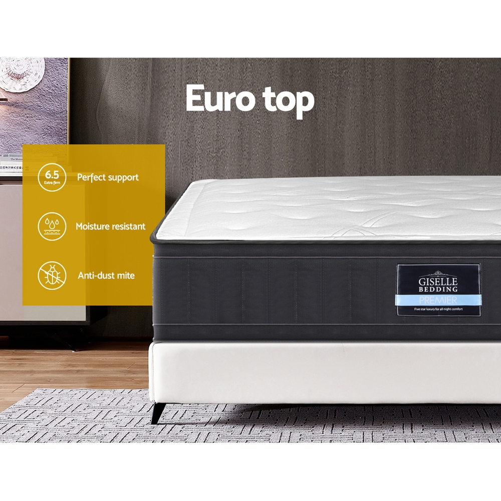 Giselle Bedding 32cm Mattress Euro Top King - Image 4