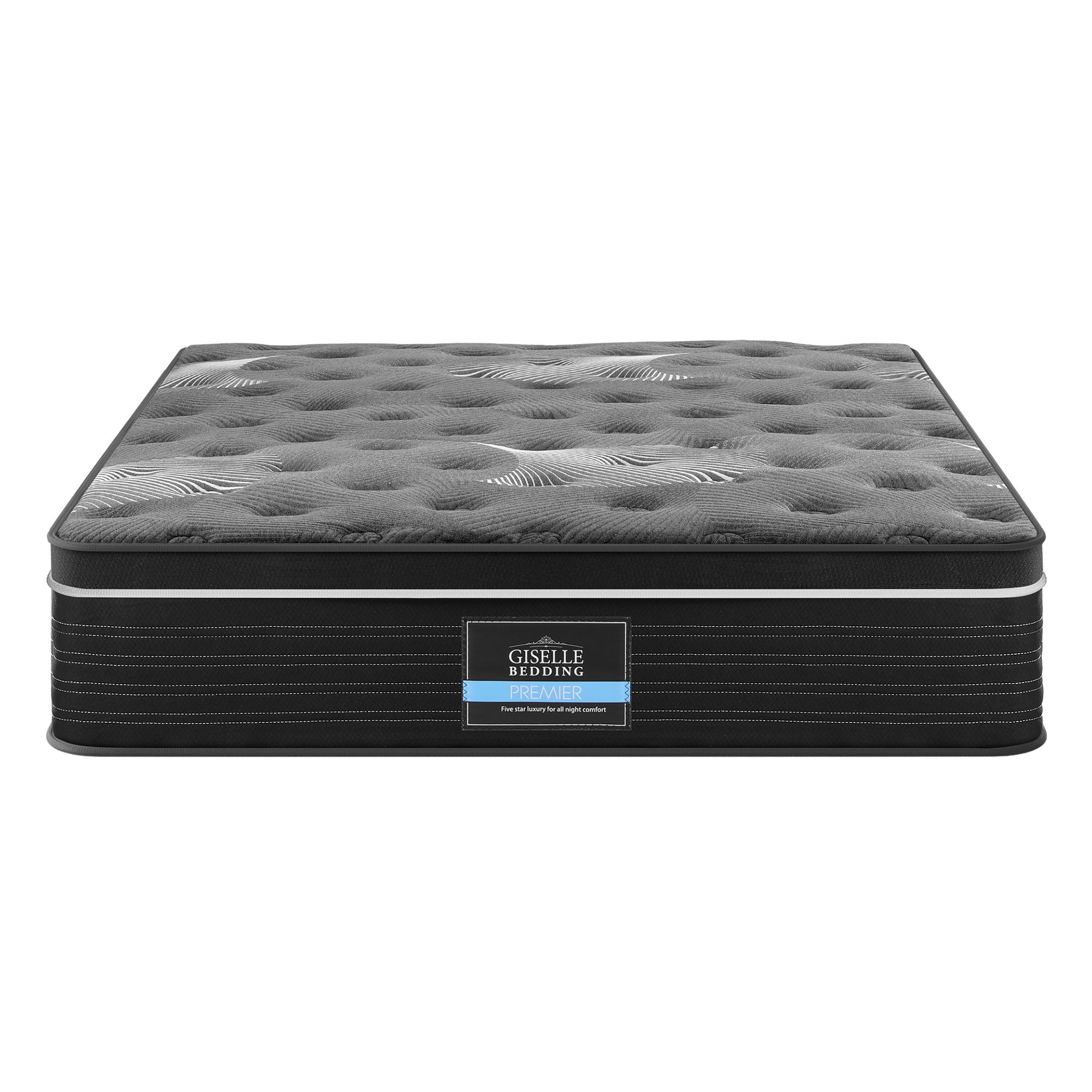 Giselle Bedding Queen Mattress 35cm Euro Top with Graphene Cooling Comfort Medium Firm - Image 4