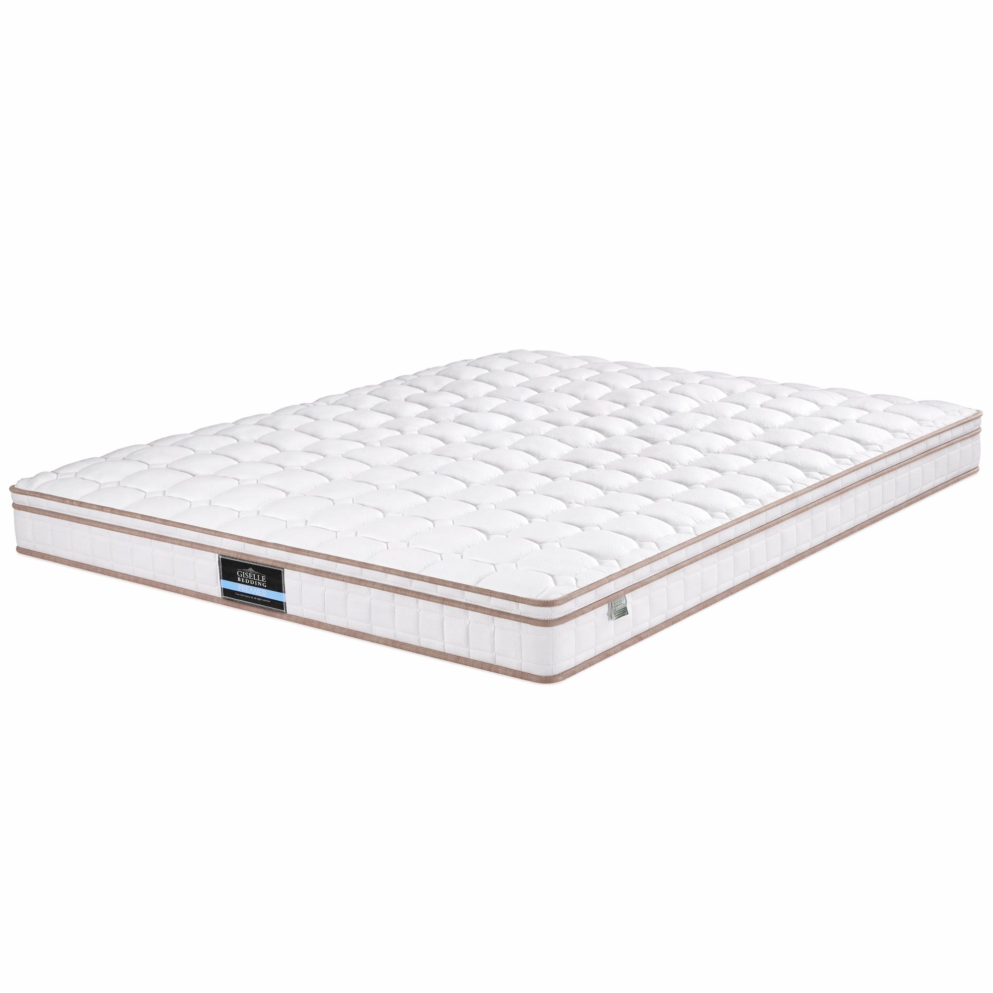 Giselle 20cm Firm King Mattress Pocket Spring for Bedroom or Guest Room - Image 1