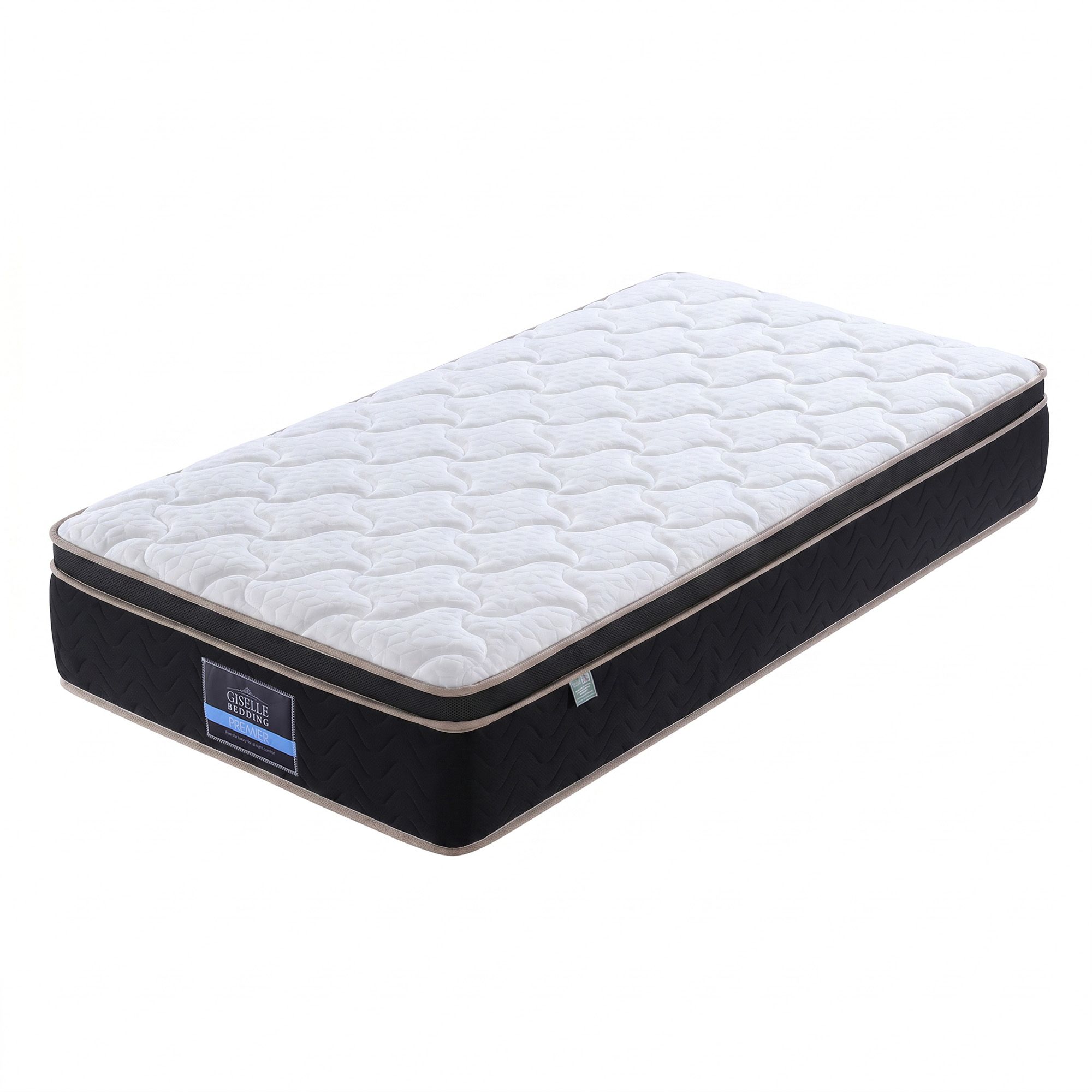 Giselle 35cm King Single Mattress Firm with Copper Memory Foam and Edge Support - Image 1