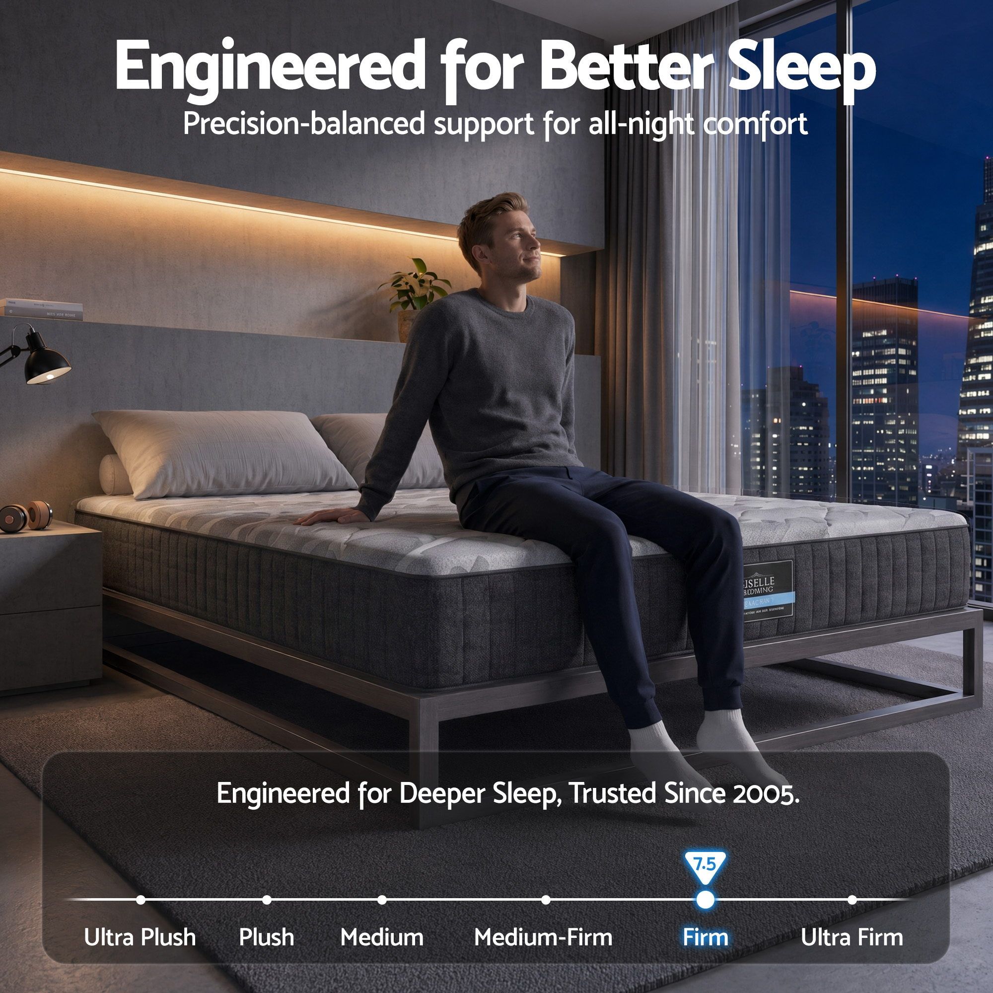 Giselle 30cm King Mattress with Edge Support and 5-Zone Comfort - Image 4