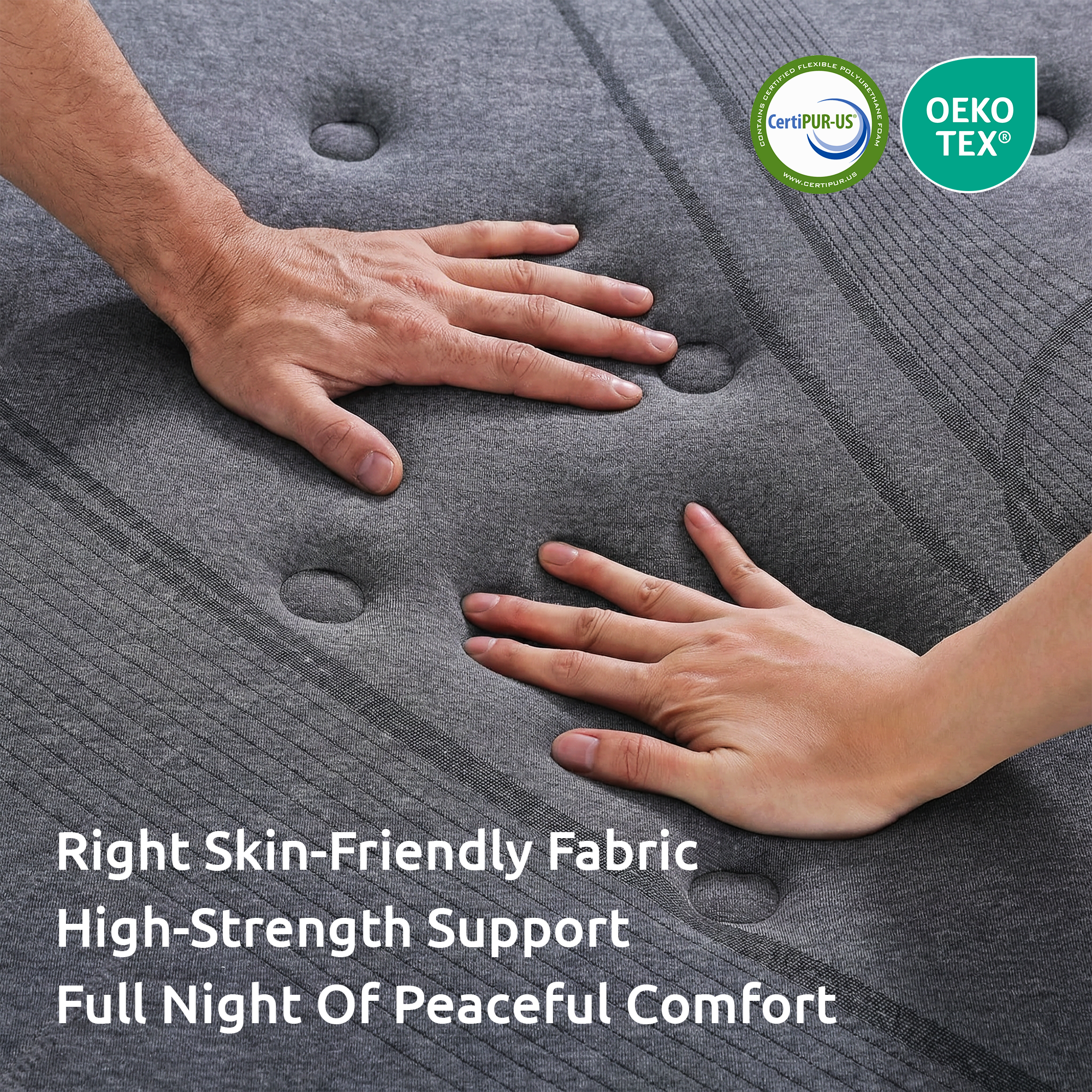 Levitex Queen Mattress 33 cm 7-Zone Pocket Spring 8.0 Extra Firm with Dual-Row Edge Support & Breathable Knit Cover - Image 8