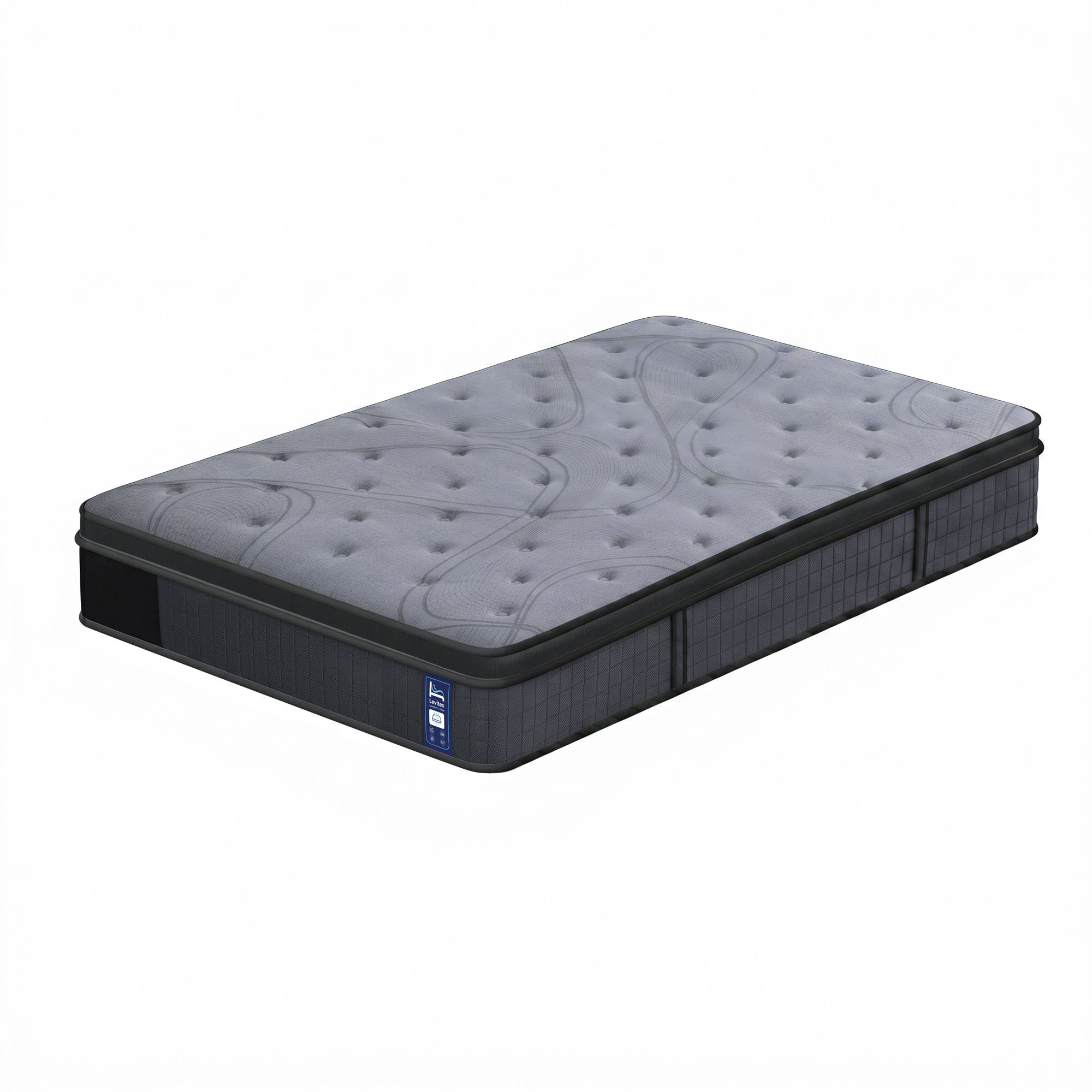 Levitex Single Mattress 33 cm 7-Zone Pocket Spring 8.0 Extra Firm with Dual-Row Edge Support & Breathable Knit Cover - Image 4