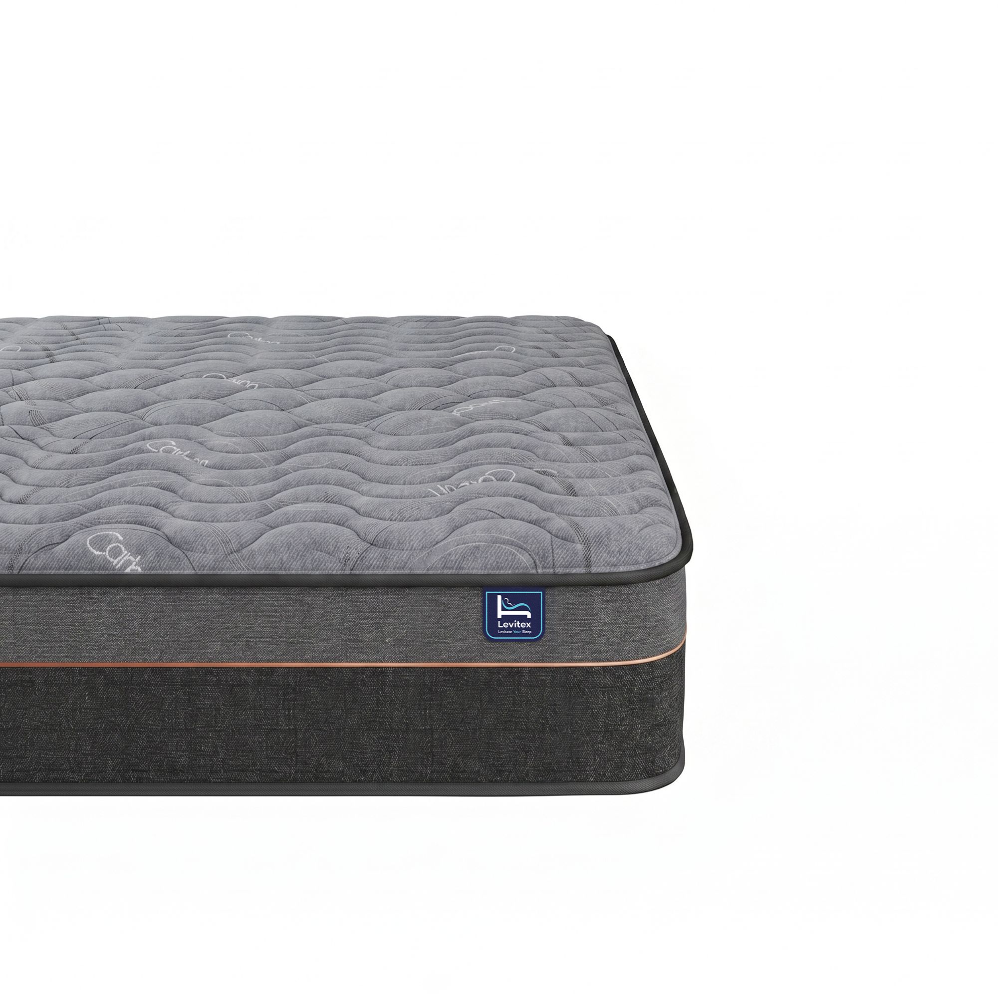 Levitex Queen Mattress 25 cm Hybrid Pocket Spring with 4cm Egg Crate Foam for Deep Sleep Bamboo Charcoal Fabric - Image 2