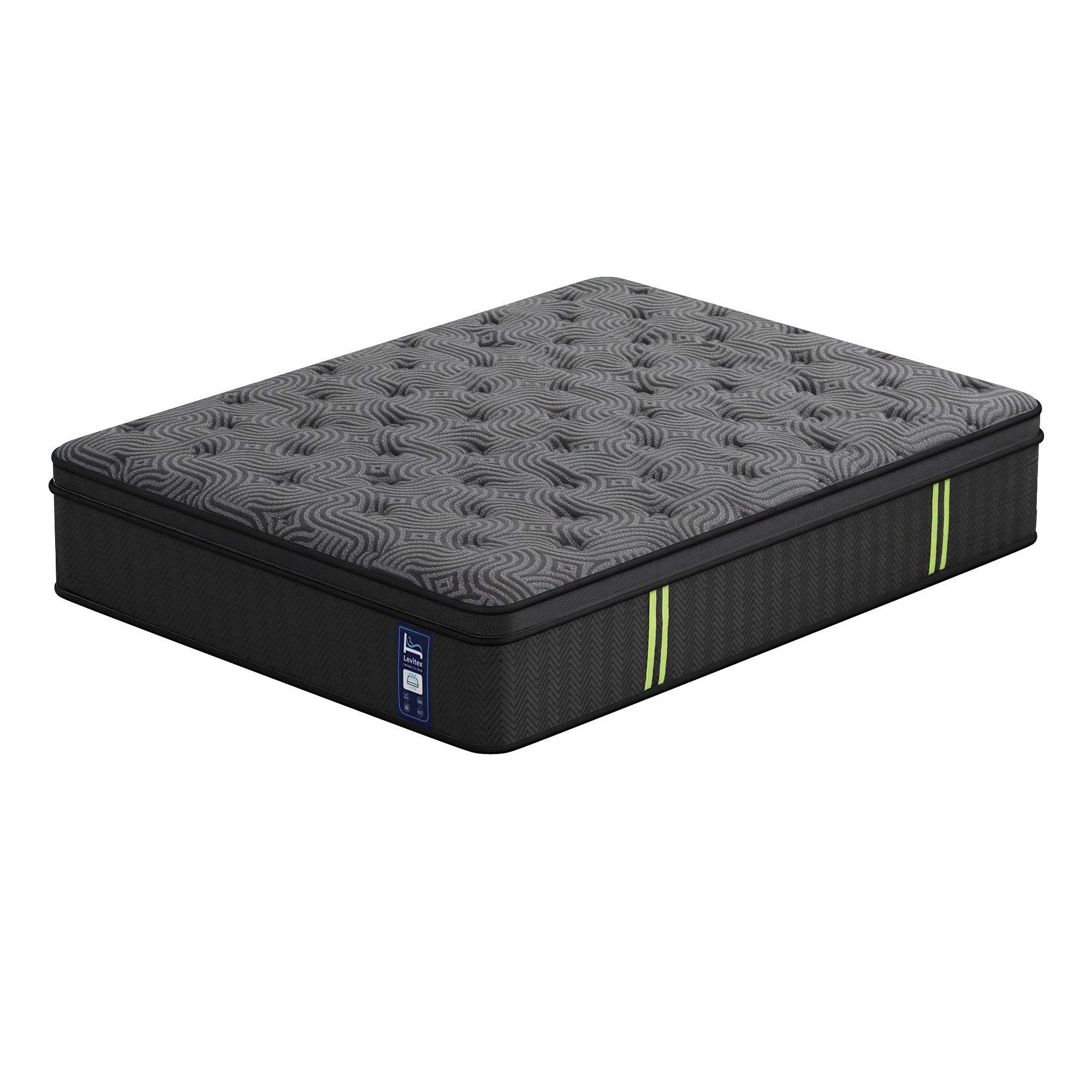 Levitex King Mattress 34 cm 5-Zone Pressure Relief  Pocket Spring with Reinforced Edge Support & Breathable Gel Memory Foam Hybrid Mattress - Image 2