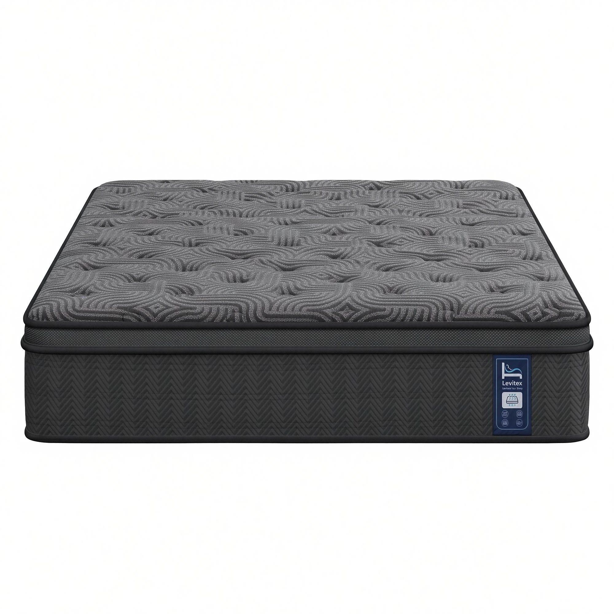 Levitex King Mattress 34 cm 5-Zone Pressure Relief  Pocket Spring with Reinforced Edge Support & Breathable Gel Memory Foam Hybrid Mattress - Image 4