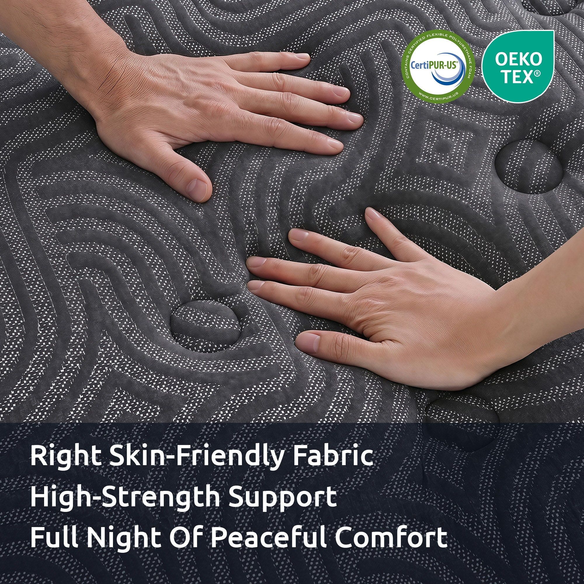 Levitex Queen Mattress 34 cm 5-Zone Pressure Relief  Pocket Spring with Reinforced Edge Support & Breathable Gel Memory Foam Hybrid Mattress - Image 8