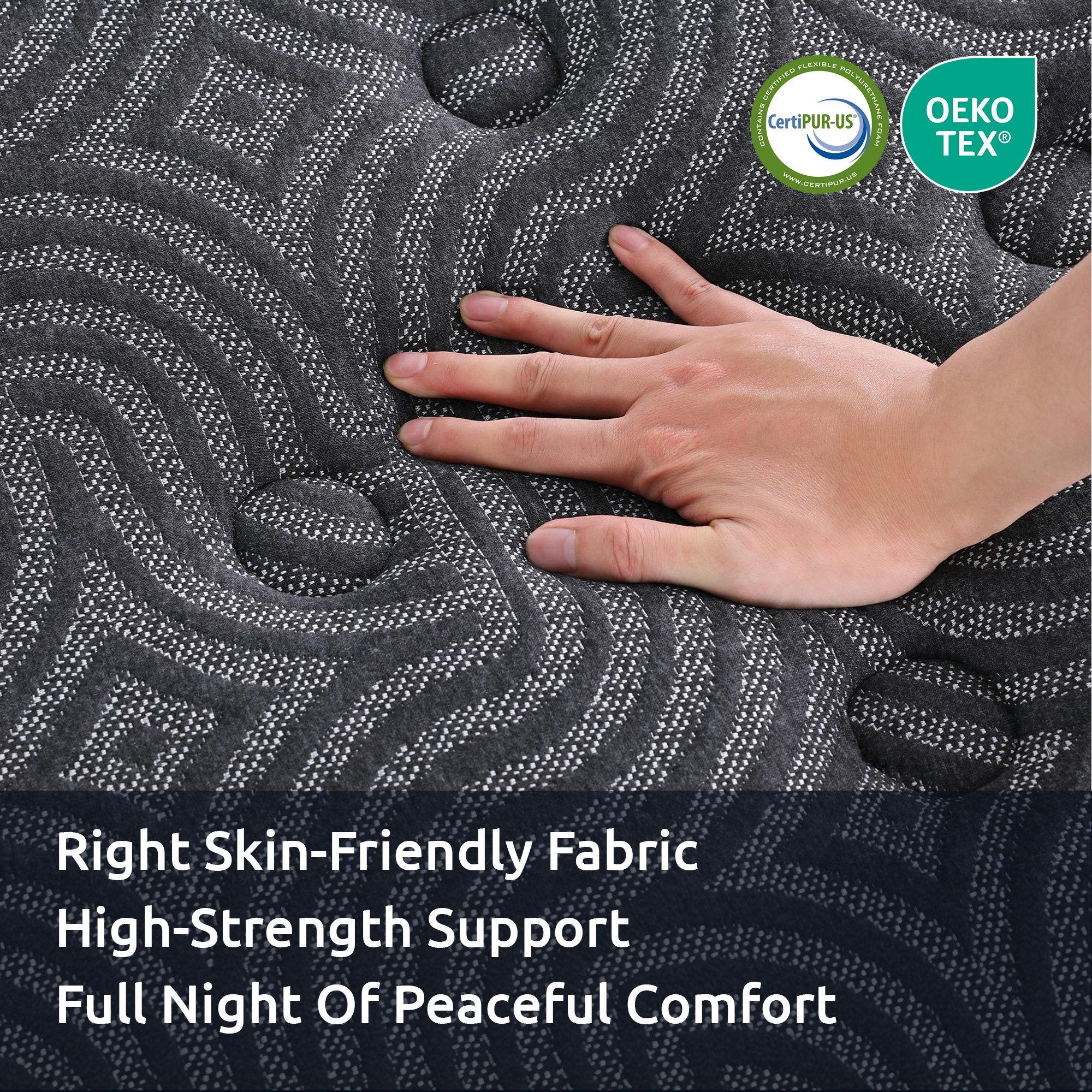 Levitex Single Mattress 34 cm 5-Zone Pressure Relief  Pocket Spring with Reinforced Edge Support & Breathable Gel Memory Foam Hybrid Mattress - Image 8