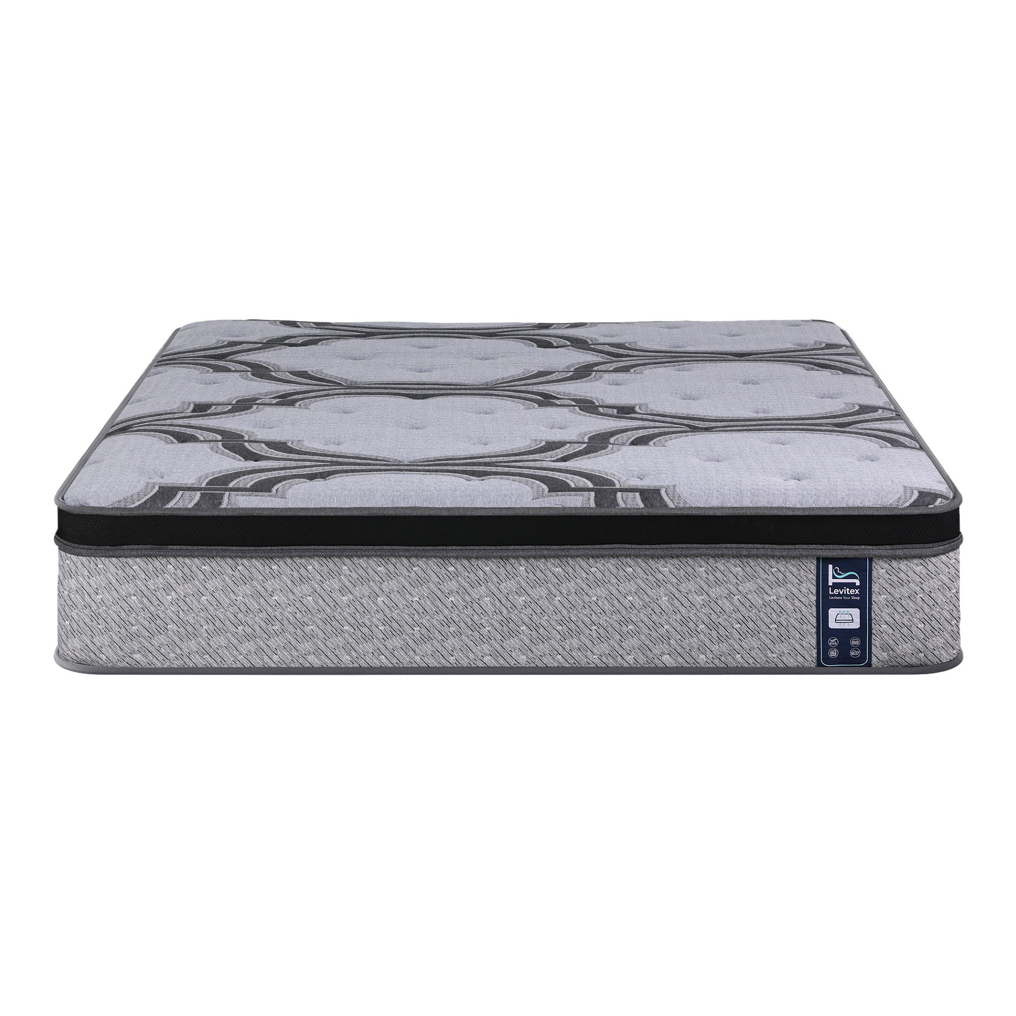 Levitex Double Mattress 34 cm 5-Zone Pocket Spring with Latex & Memory Foam or Extra Lumbar & Shoulder Support - Image 4
