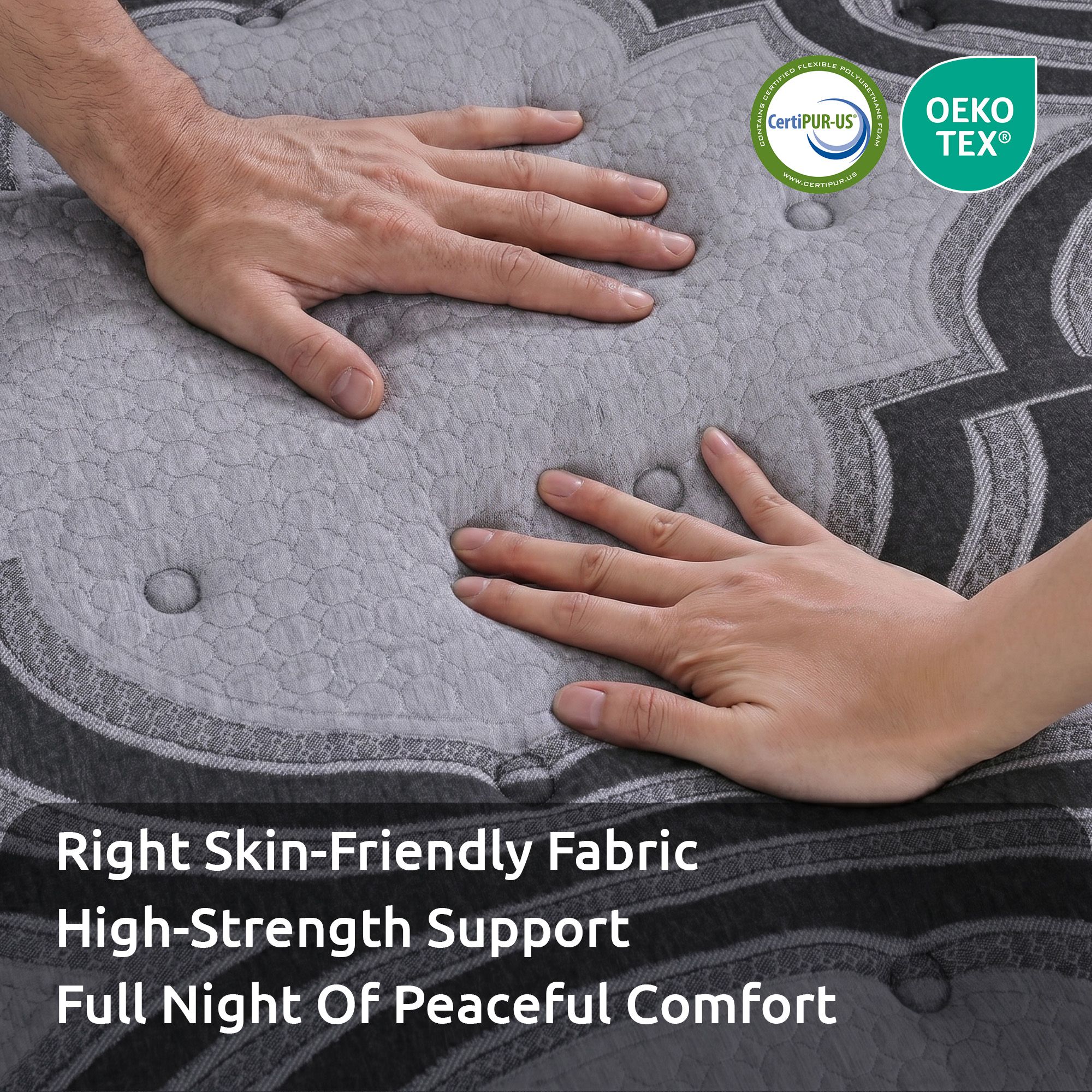 Levitex Double Mattress 34 cm 5-Zone Pocket Spring with Latex & Memory Foam or Extra Lumbar & Shoulder Support - Image 8
