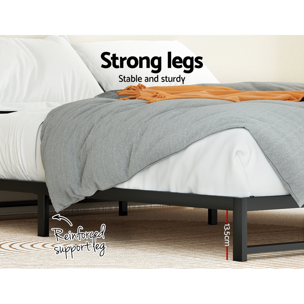 Artiss Bed Frame Double Size Metal BERU - Image 6