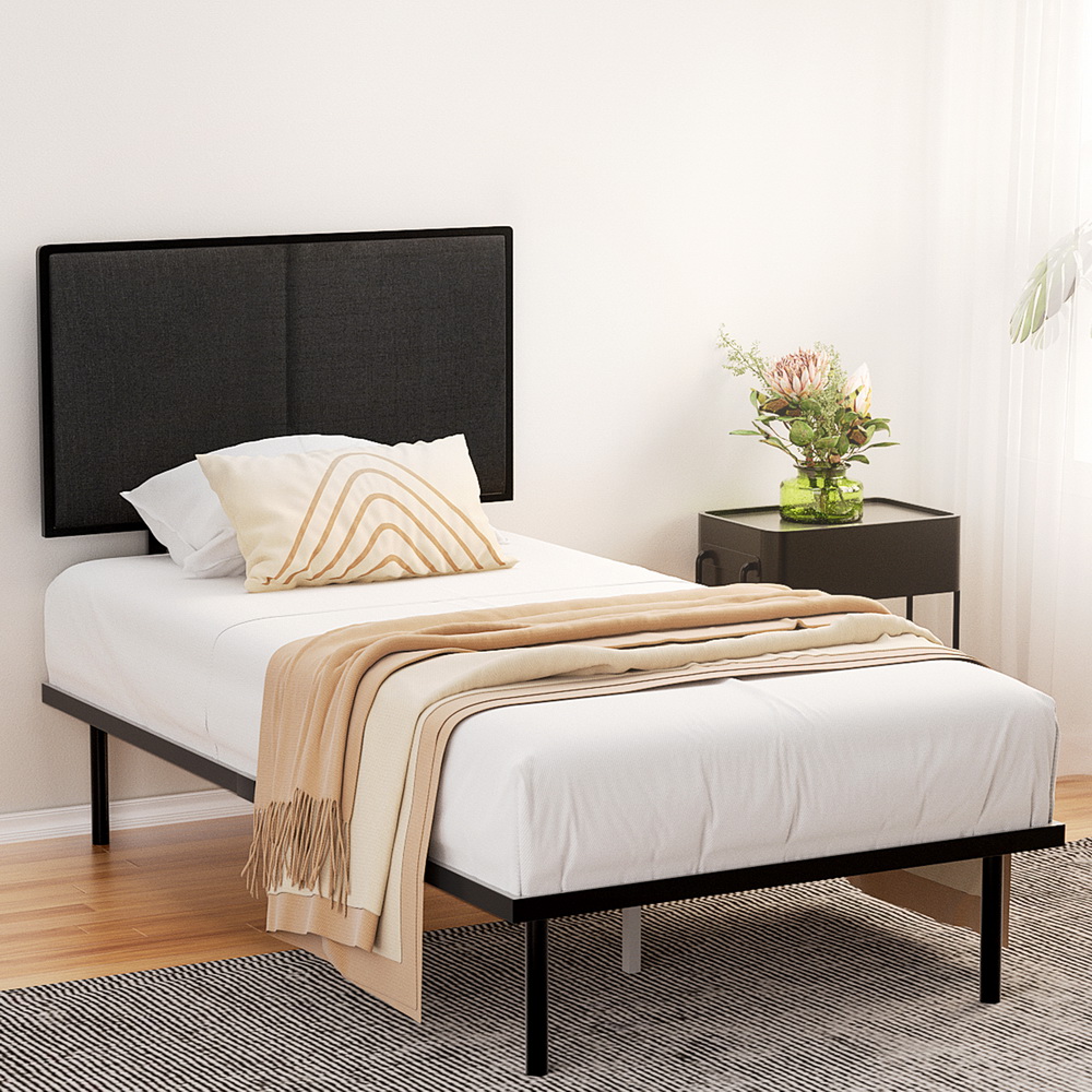 Artiss Bed Frame King Single Size Metal Frame NOE - Image 1