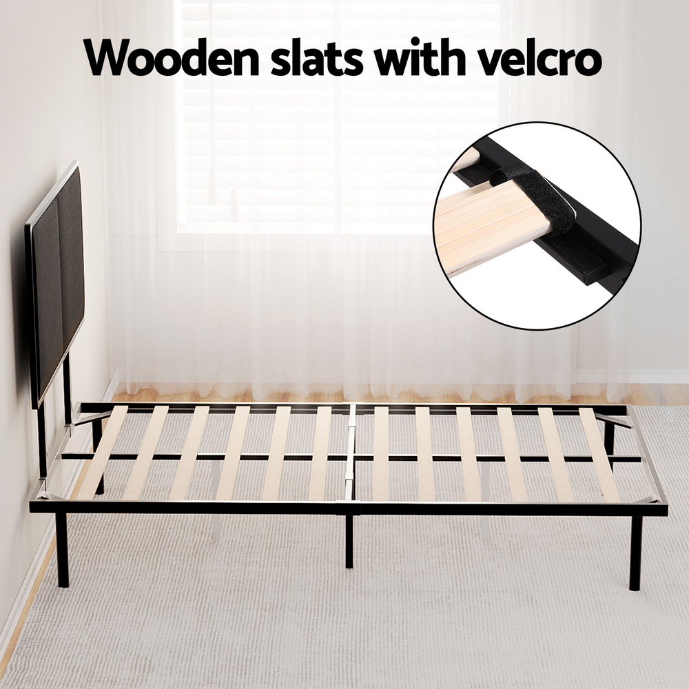 Artiss Bed Frame King Single Size Metal Frame NOE - Image 5