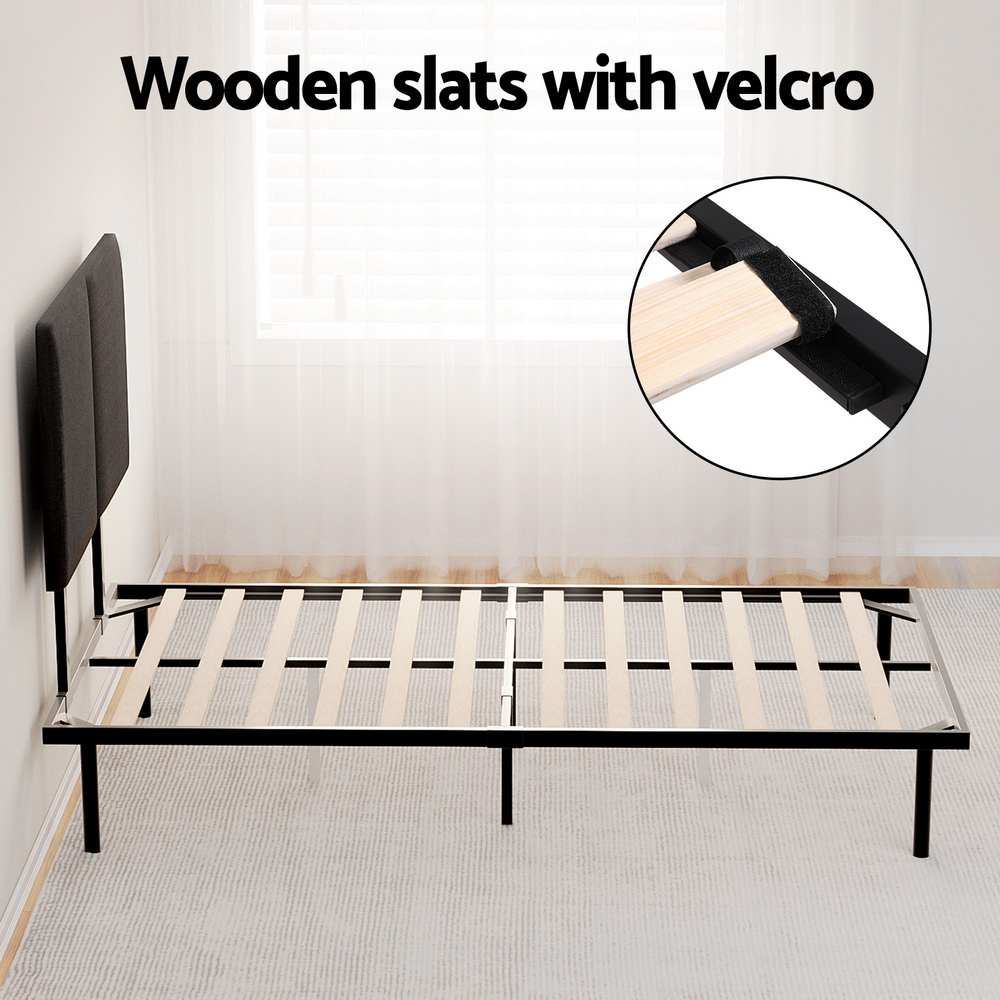 Artiss Bed Frame King Single Size Metal Frame NOR - Image 5