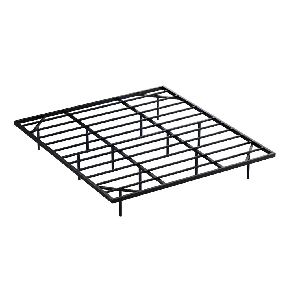 Artiss King Bed Frame,Floating Metal Bed Frame with Smart LED Lights - Sturdy Metal Platform Bed Base, Silent Design, Tool-Free Assembly, 300KG Capacity for Home/Hotel/Master Bedroom - Image 1