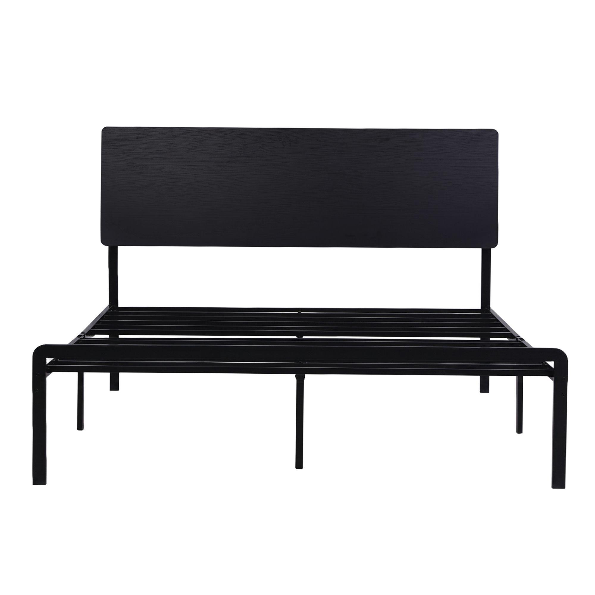 Artiss Bed Frame Queen Size LED Metal Bed Base with Charging Station LAN - Image 4