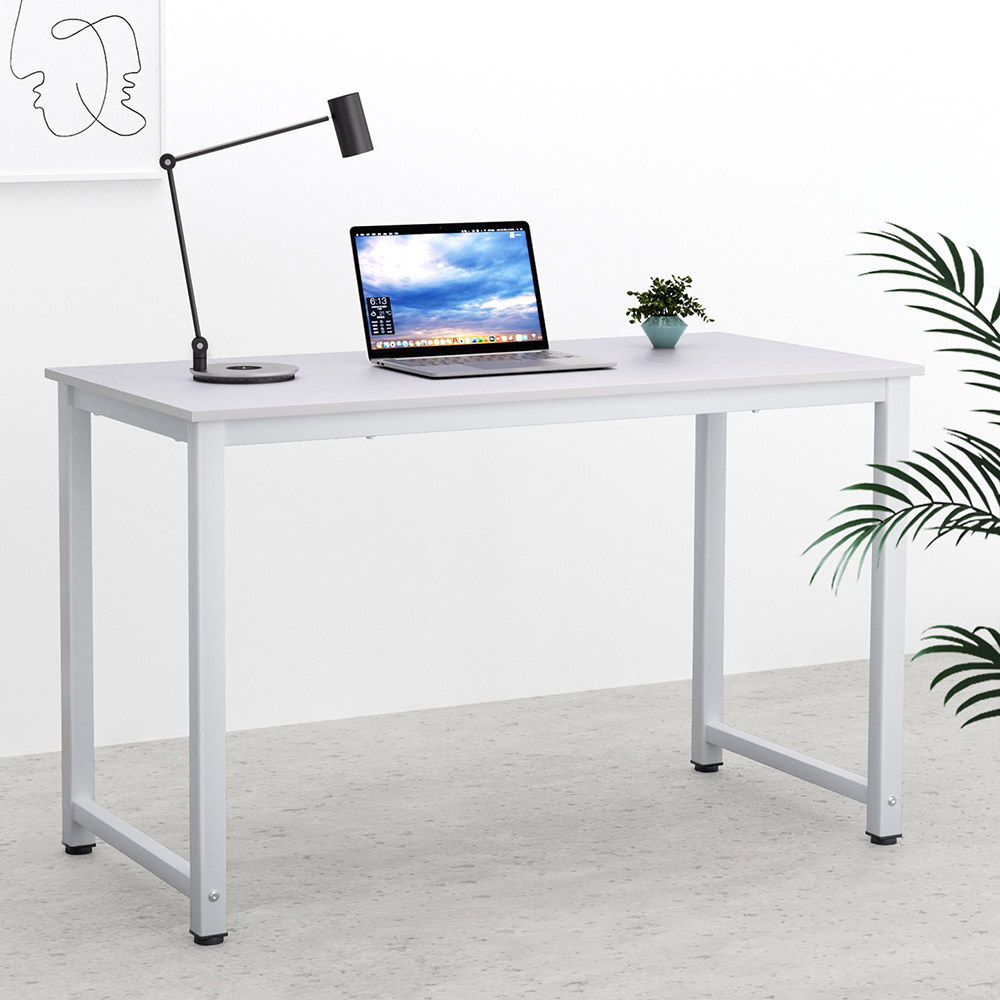 Artiss Computer Desk Home Office Study Table White 120CM - Image 1