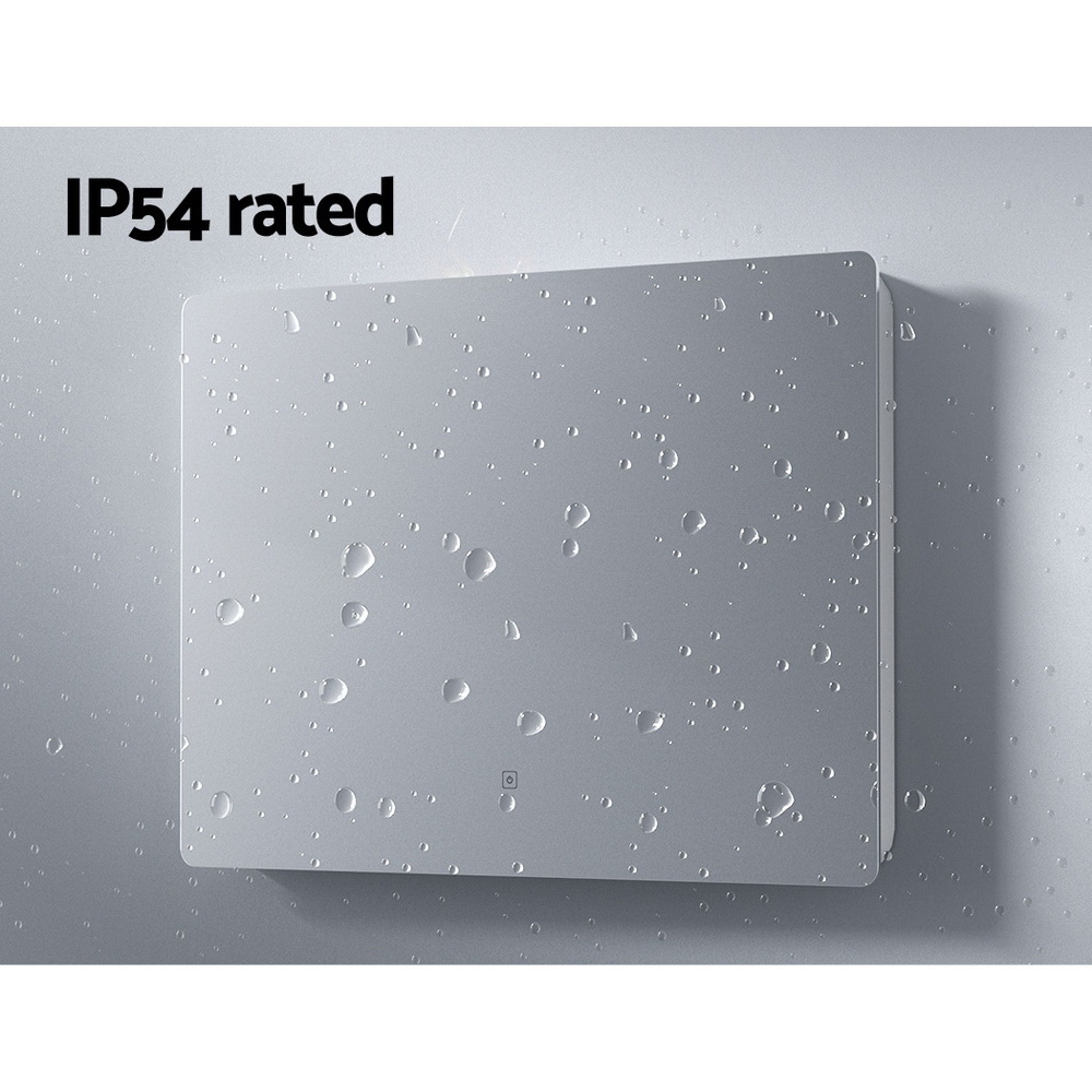 Embellir Wall Mirror 70X50cm with LED Light Bathroom Home Decor Round Rectangle - Image 5