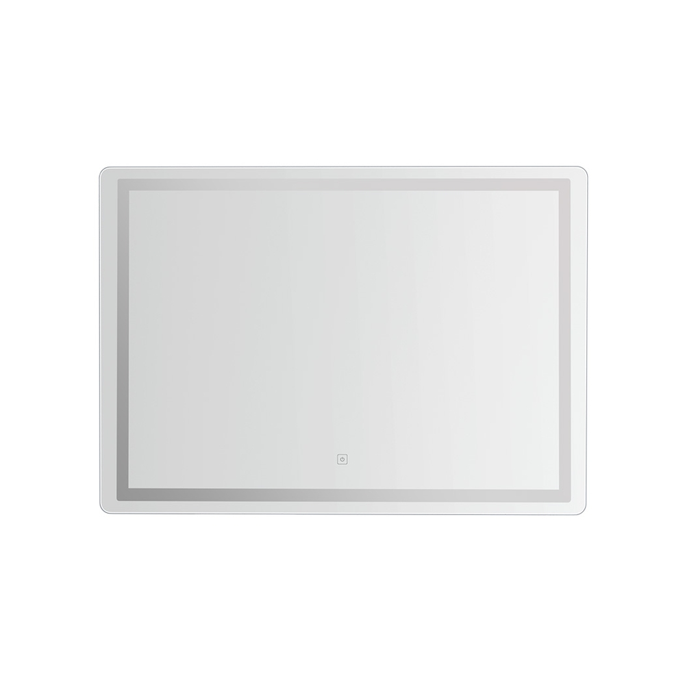Embellir Wall Mirror 100X70CM with LED Light Bathroom Home Decor Round Rectangle - Image 1