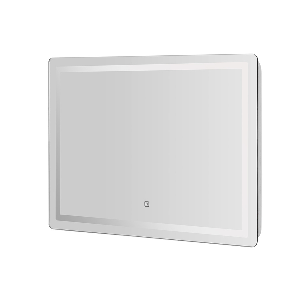 Embellir Wall Mirror 100X70CM with LED Light Bathroom Home Decor Round Rectangle - Image 3