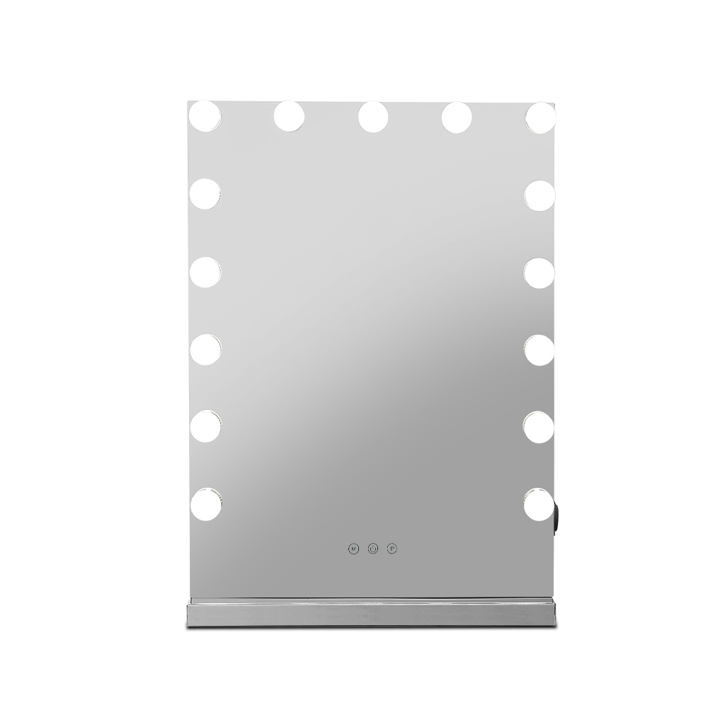 Embellir Makeup Mirror 43x61cm Hollywood Vanity with LED Light Tabletop Wall - Image 3