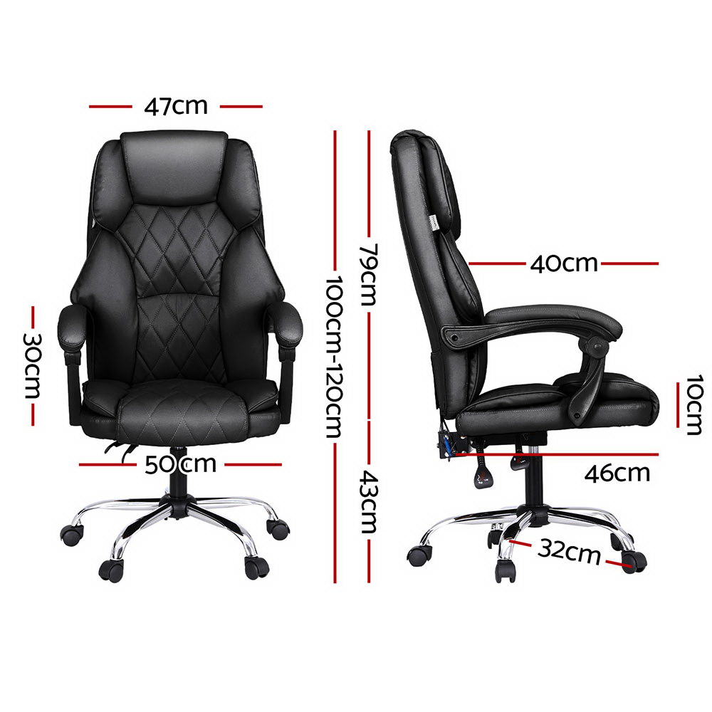 Artiss Massage Office Chair Computer Chairs High Back - Image 2