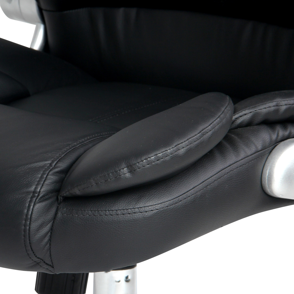 Artiss 8 Point Massage Office Chair PU Leather Black - Image 8
