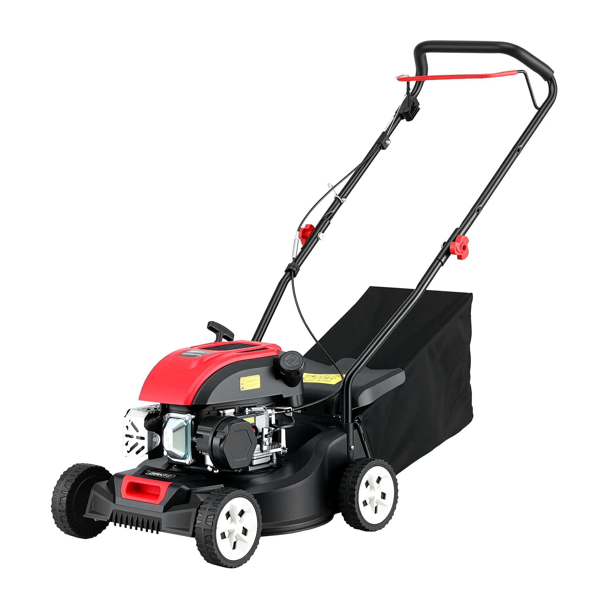 Giantz Petrol Lawn Mower 149cc 4 Stroke Hand Push 16in Grass Cutter Lawnmower - Image 1