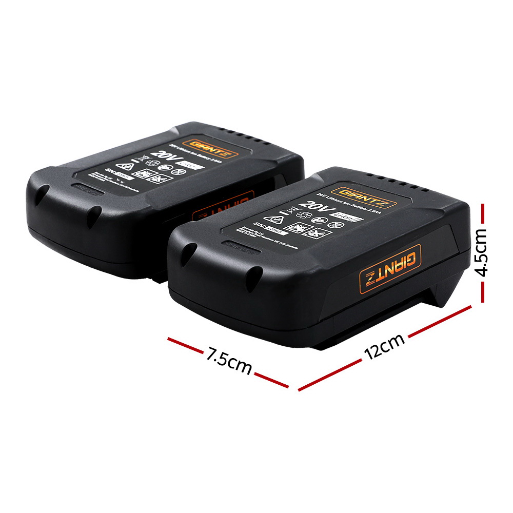 Giantz Lawn Mower 80V Battery Only Cordless 40V x2 Fits LI37 - Image 2