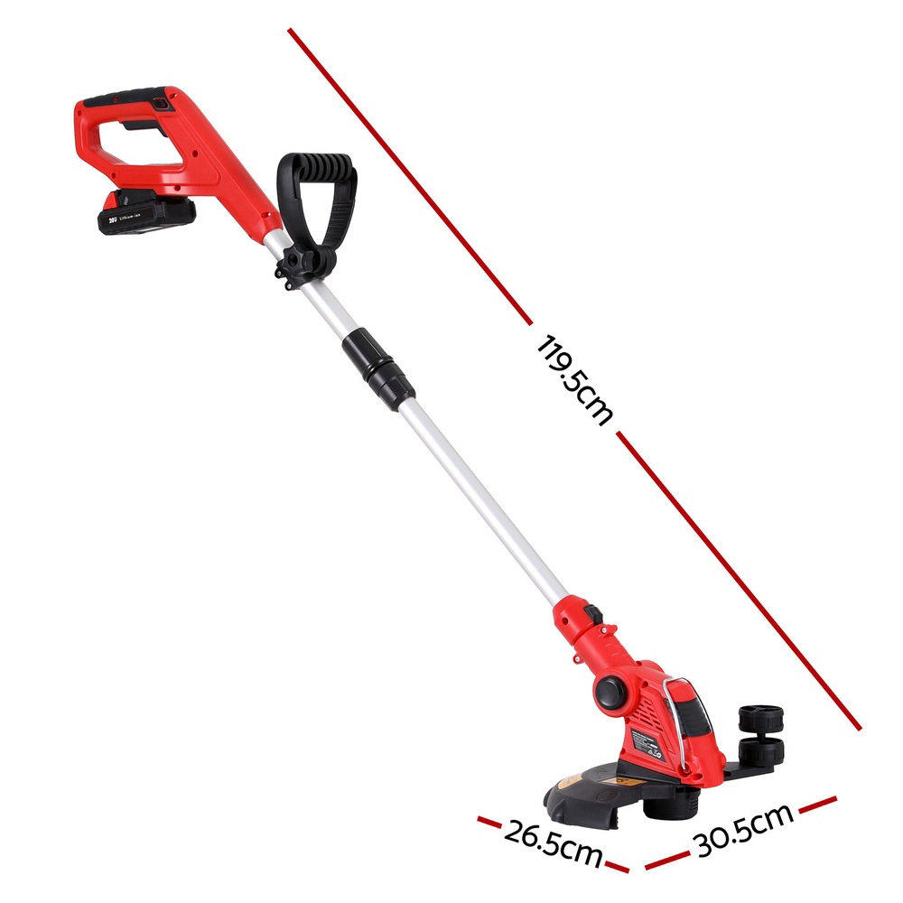 Giantz 20V Cordless Line Trimmer Lawn Whipper Grass Snipper - Image 2