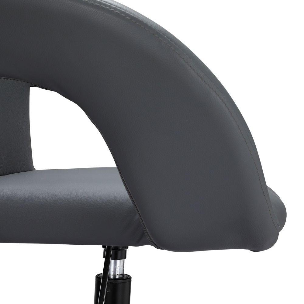 Artiss Office Chair Mid Back Grey - Image 3