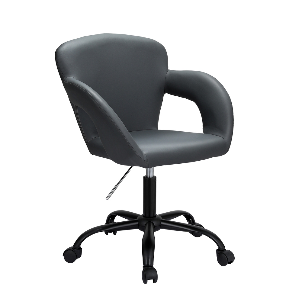 Artiss Office Chair Mid Back Grey - Image 7