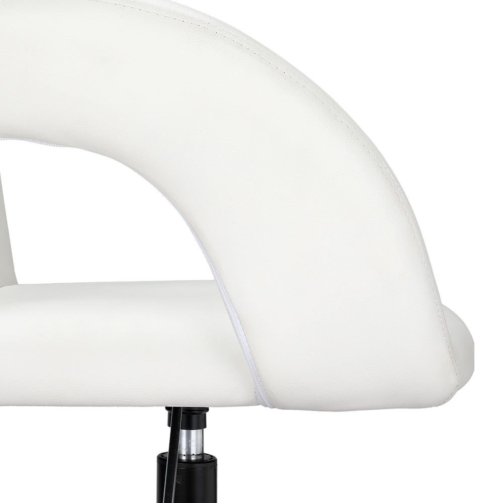 Artiss Office Chair Mid Back White - Image 3