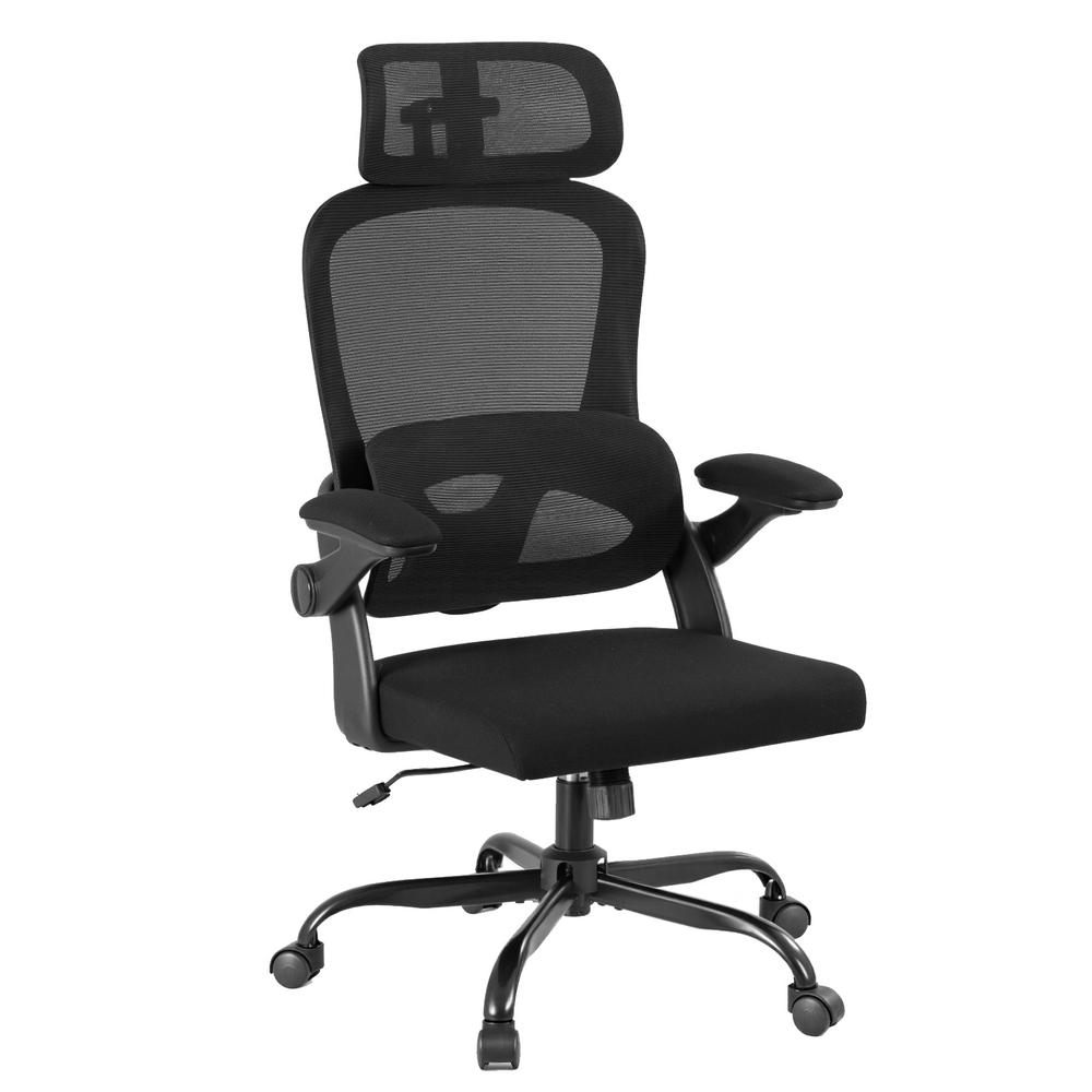 Artiss Ergonomic Office Chair Mesh Chairs Black - Image 1