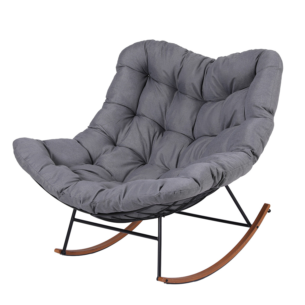 Gardeon Outdoor Rocking Chair Furniture Papasan Recliner Garden Patio Lounge Setting - Image 2