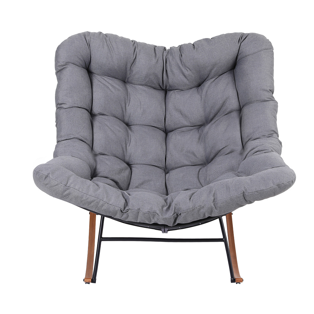 Gardeon Outdoor Rocking Chair Furniture Papasan Recliner Garden Patio Lounge Setting - Image 4