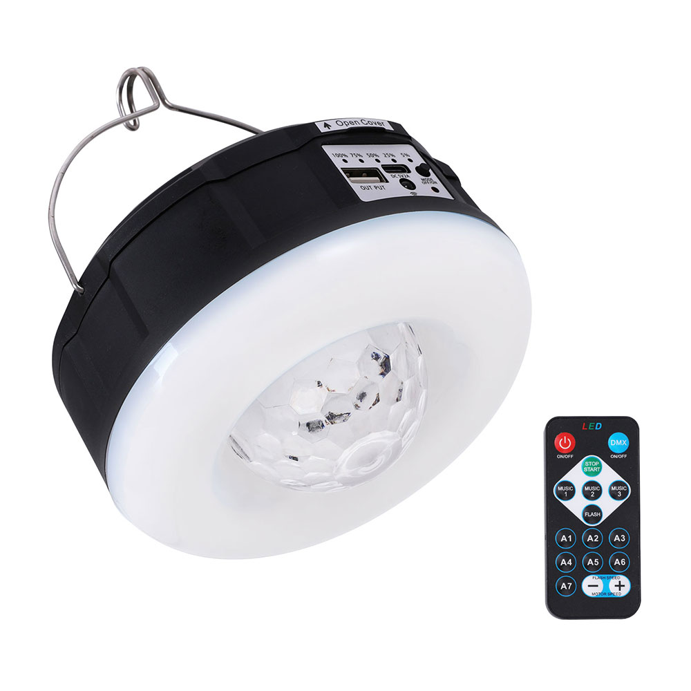 Gardeon Solar Party Light Projector LED RGB Portable Camping Lamp Rechargeable - Image 1