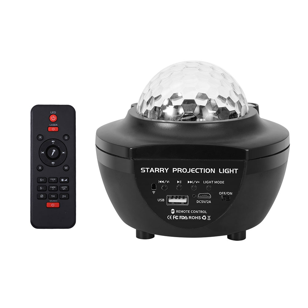 Gardeon Projector Party Night Light LED Galaxy Starry Sky Ocean Star Lamp Music - Image 1