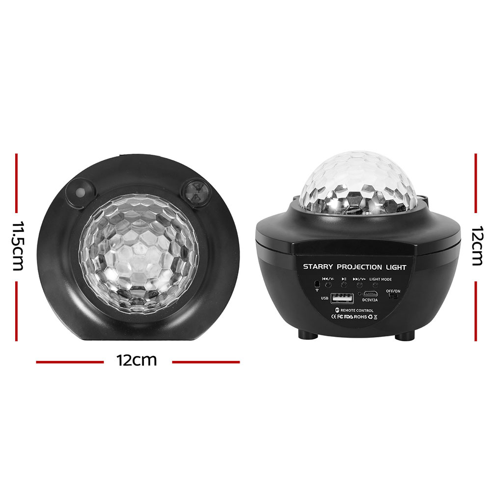 Gardeon Projector Party Night Light LED Galaxy Starry Sky Ocean Star Lamp Music - Image 2